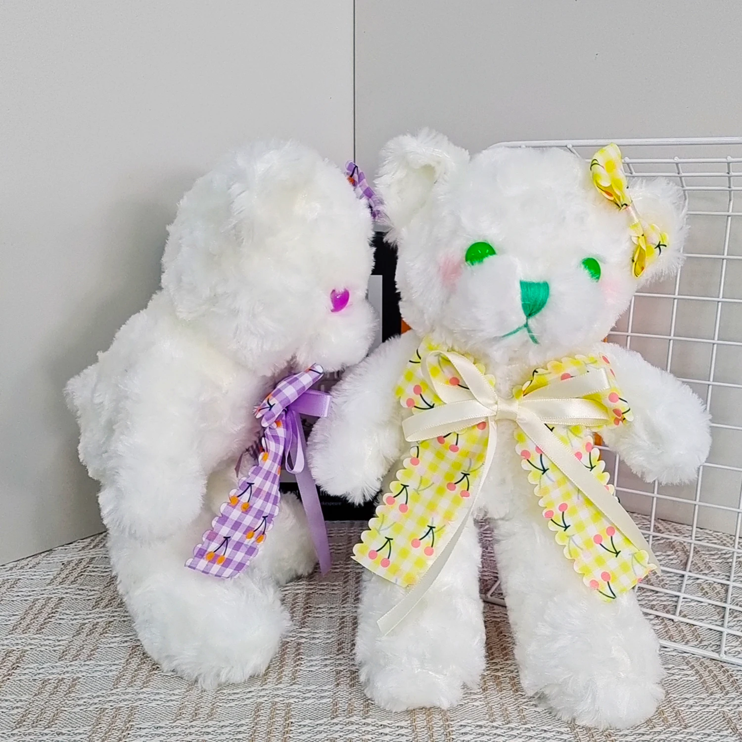 High Quality Cute and Colorful Wooden Claw Crane Machine Plush Toys Various Funny and Lovely Animals Amusement Token Mode