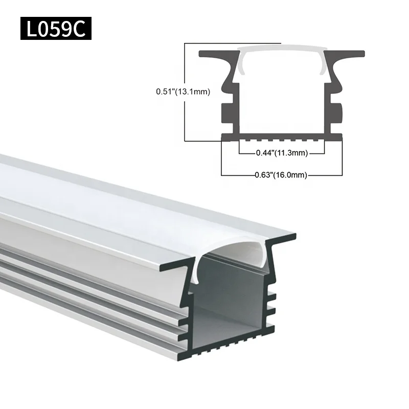 Top Sales LED Wall Mounted Light Cinema LED Aluminum Extrusion Profile for Strip Lights Custom Aluminum Price Profiles