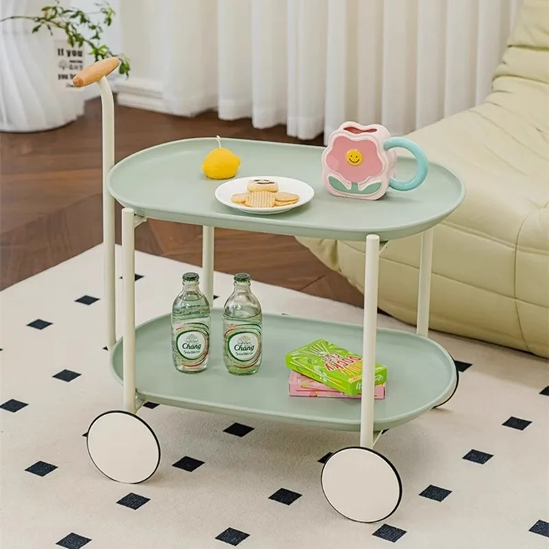 Trolleys Carts Wheel Metal Nordic Living Room Furniture Modern Luxury Holder Rack Hand Carts Trolleys Home Storage Organizer