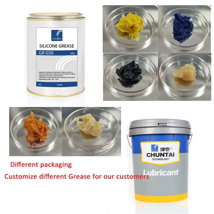 Lubricating anti rust spray thermal silicone grease High-Viscosity white Silicone grease