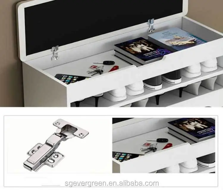 Современный дизайн простая стильная бутиковая стойка для обуви шкаф из МДФ искусственной кожи скамейка