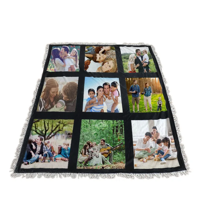 Sublimation Blankets OEM Personalized Customized Design Blank Flannel Photo Digital Printing Sublimation Blanket custom
