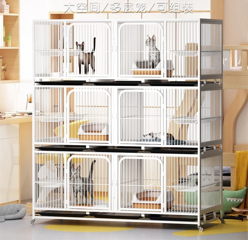 Лидер продаж, высокое качество, на возраст от 1 слой 3 слоя стальной проволоки кошачья клетка для животных клетки для домашних животных перевозчиков amp дома
