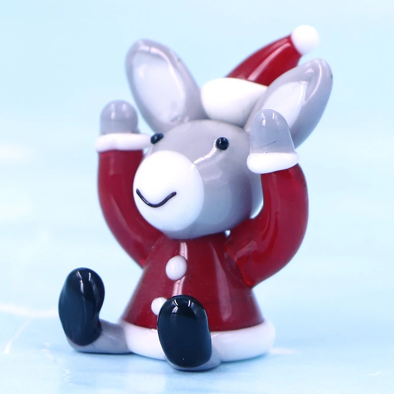 Wholesale Low Price Miniature Murano Lampwork Handmade Christmas Glass Decoration for Christmas Holiday