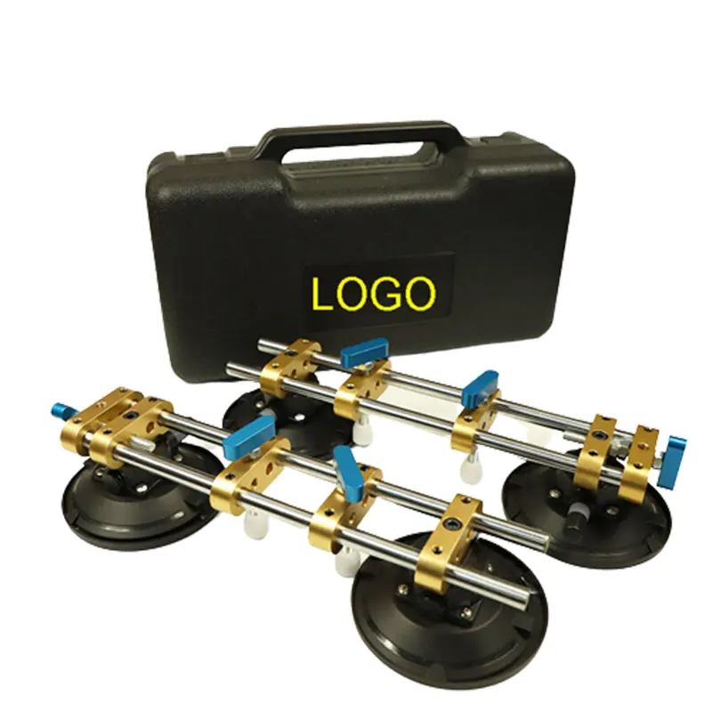 Amazon hot-selling 6inch double sucker Adjustable seam joint suction cup stone seam setter for kitchen countertop