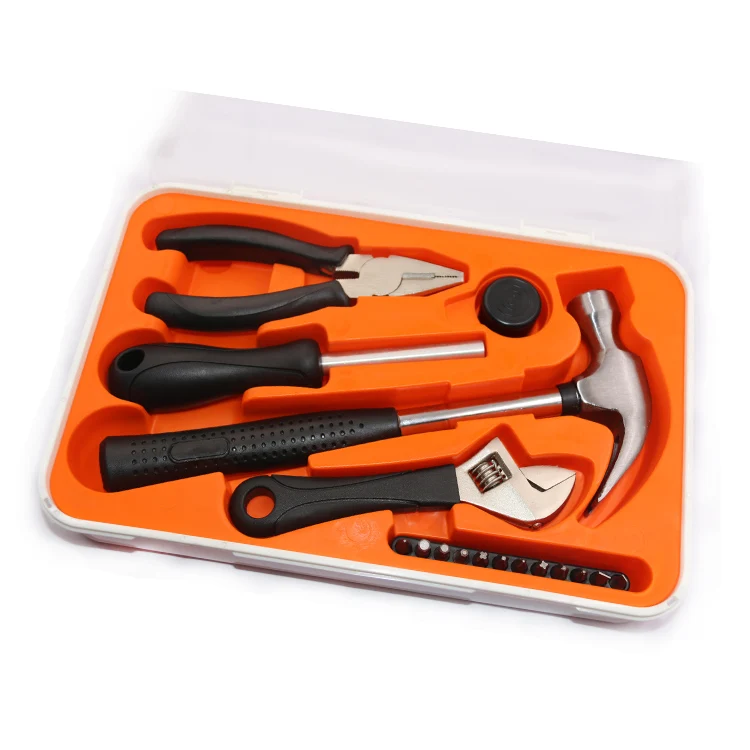 nice hammer screwdrivers wrench plier storage box household tools box for chain retailers