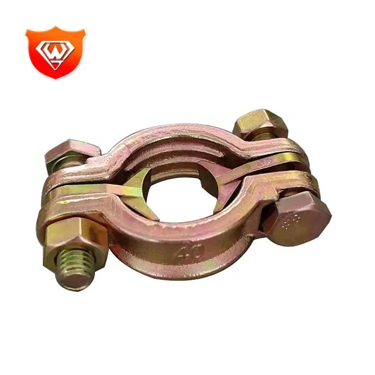 Hot Sale Zinc Plated Double Bolt Hose Clamp