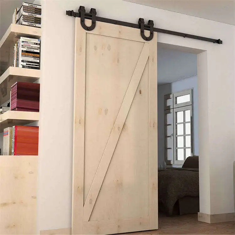 China Manufacturer Of Hot Sale Modern Style Carbon Steel Sliding Barn Door Wheels Hanging