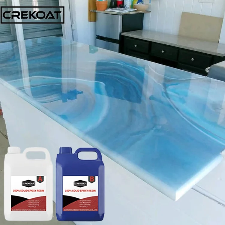 Exporter Hot Sale Countertops Epoxy Resin And Hardener Table Top UV Resistance Epoxy Resin Transparent Epoxy Resin AB Glue