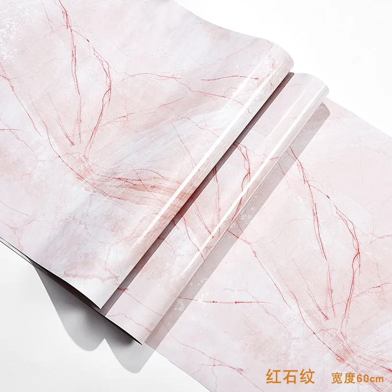 Wholesale OEM Furniture Self Adhesive Removable Cover Surfaces Marble Granite Paper Peel Wallpaper