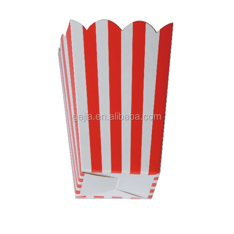 With custom design  Food packaging boxes for popcorn folding  popcorn packaging boxes Paper Popcorn Boxes