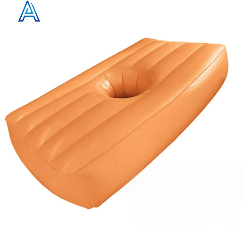 Hot sale new design eco-friendly vinyl PVC inflatable piles hemorrhoids operation treatment beauty buttock rest air mat air bed