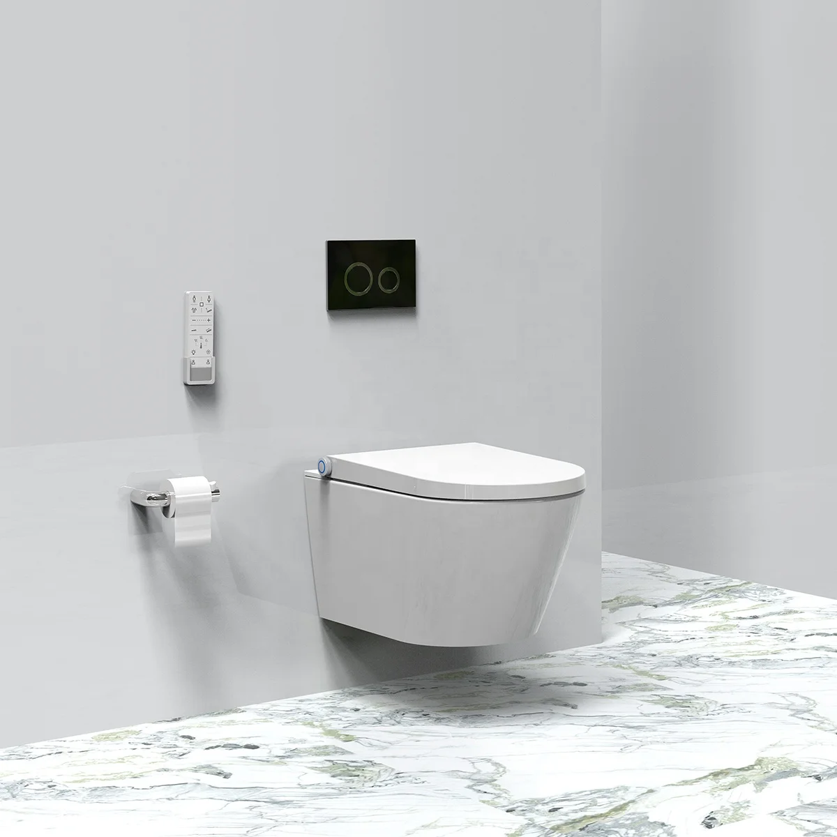 European Style Bathroom Wc Modern Nozzle Self-cleaning Female Buttocks Washing Night Light Intelligent Smart Toilet