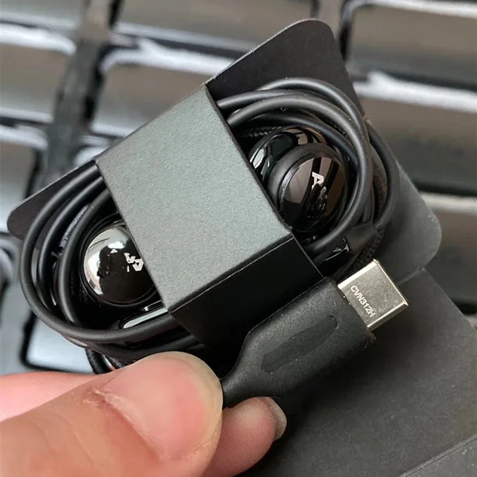 Шумоподавляющие наушники типа C USB для Samsung Galaxy note 10 S20 S22 проводные наушники-вкладыши с микрофоном и регулировкой