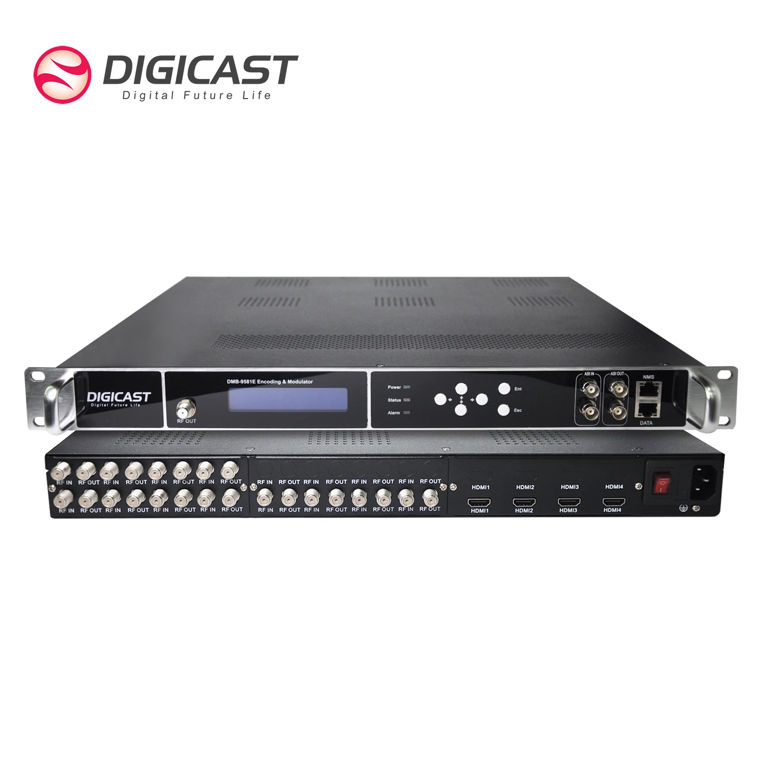 Digital TV IP  QAM RF CATV 24 Channels Low Cost Encoder DVBS 2 to ISDB T DVB T DVBC ISDBT Encoder Modulator
