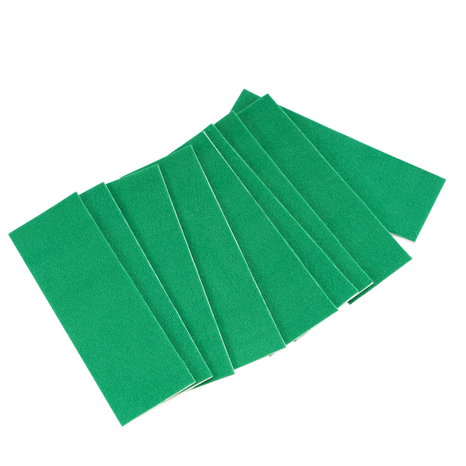 Good Quality 11cm Green Buffer Felt Squeegee Microfiber Felts For Plastic Vinyl Squeegee Felt
