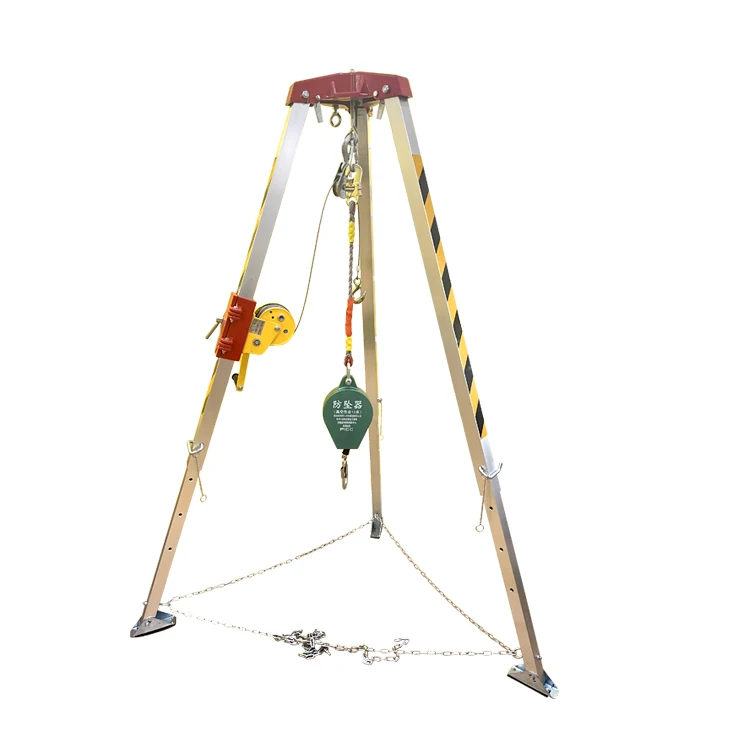 Winch Enclosed Space Tripod Rescue Kit Fall Protection Firefighting Equipment & Accessory