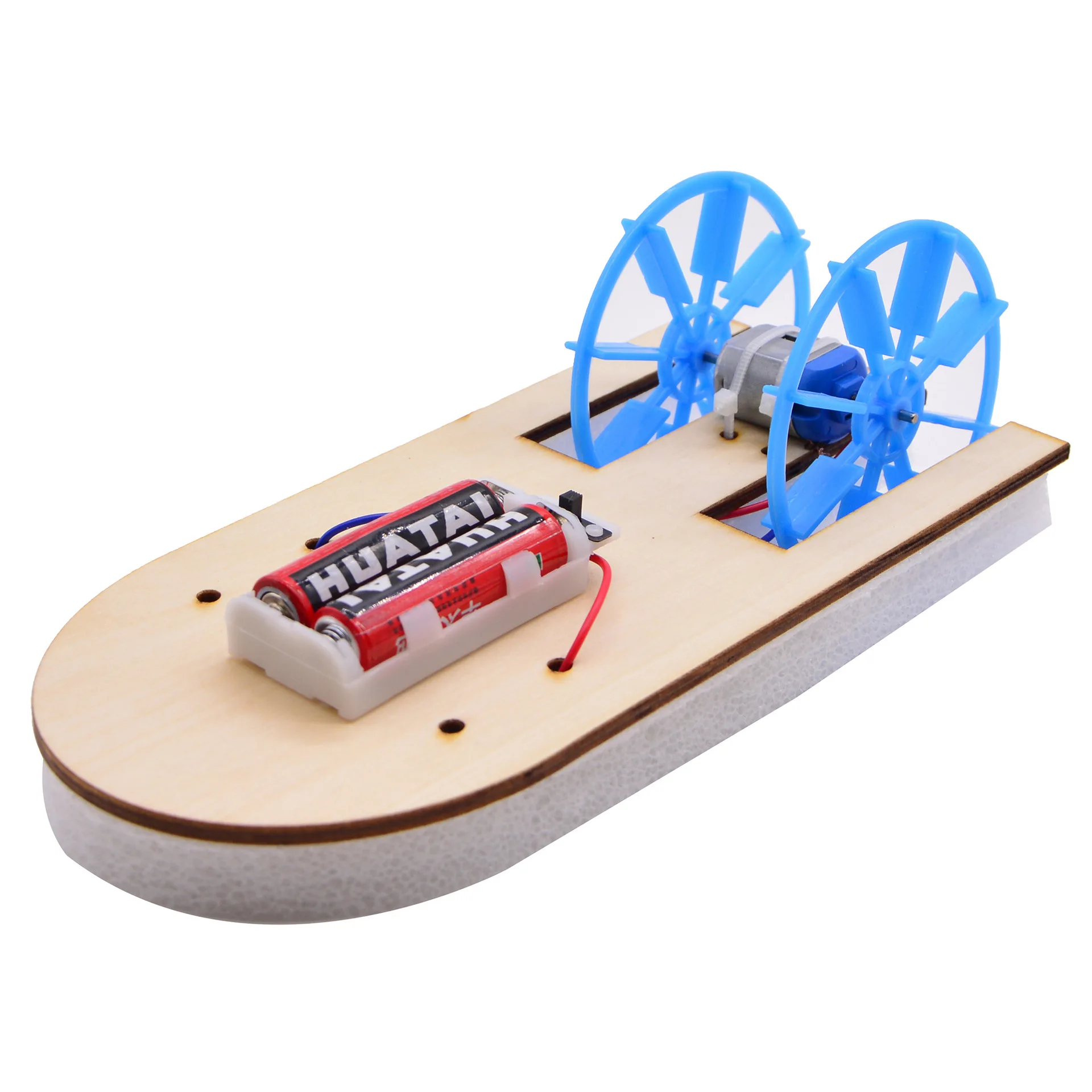 DIY Double Paddle Electric Exploration Ming Ship Speed Boat for Primary and Secondary School Puzzle Science and Technology