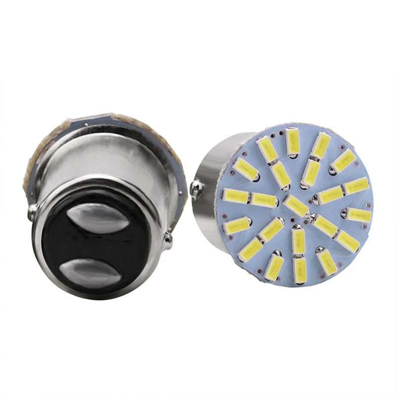 Hot sell 6000K DRL White BA15S 1156/1157/T20/T25 1206 22SMD Turn Signal Light Backup Bulb