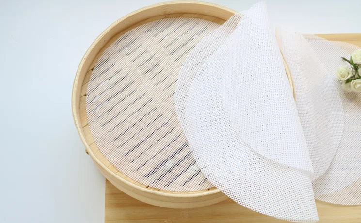 Reusable Square Silicone Steamer mat Silicone Non-stick Steamer Mesh