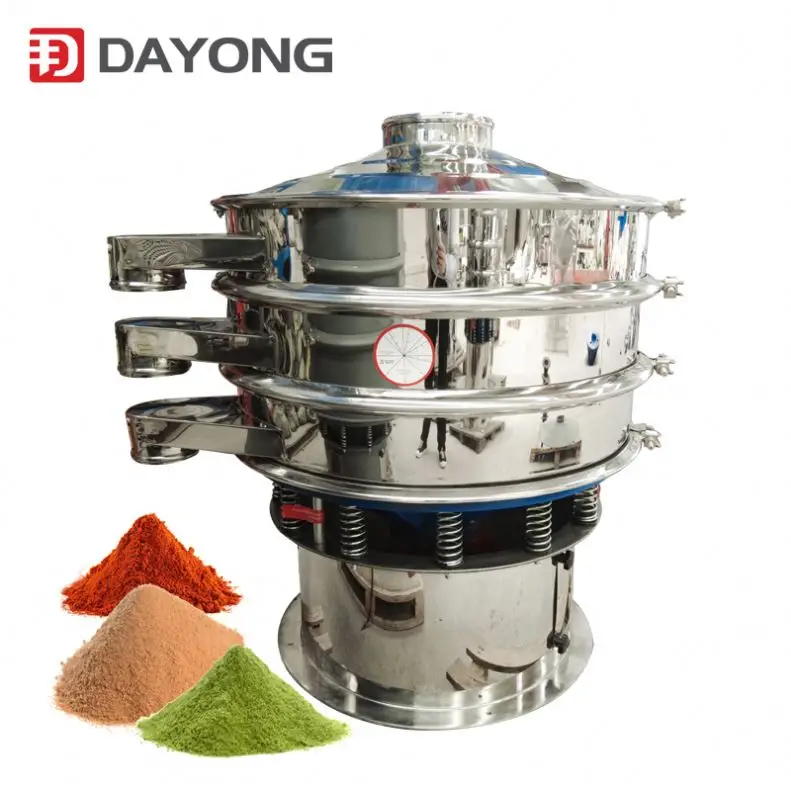 Factory Price New Screening Sand Gravel Separator Screen Machine Flour Powder Vibrating Sieve