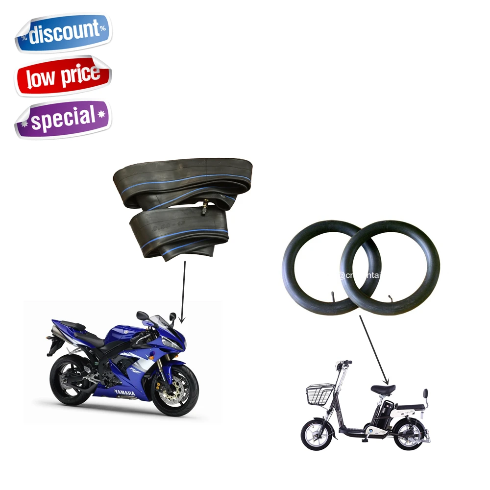 wholesale high quality 2.50-14 2.50-16 2.50-17 2.50-18 butyl inner tube for motorcycle tyre