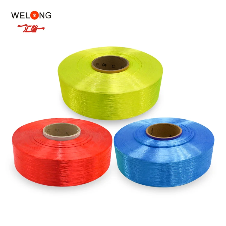 FDY Eco Friendly Color 100% Polyester Yarn for webbing