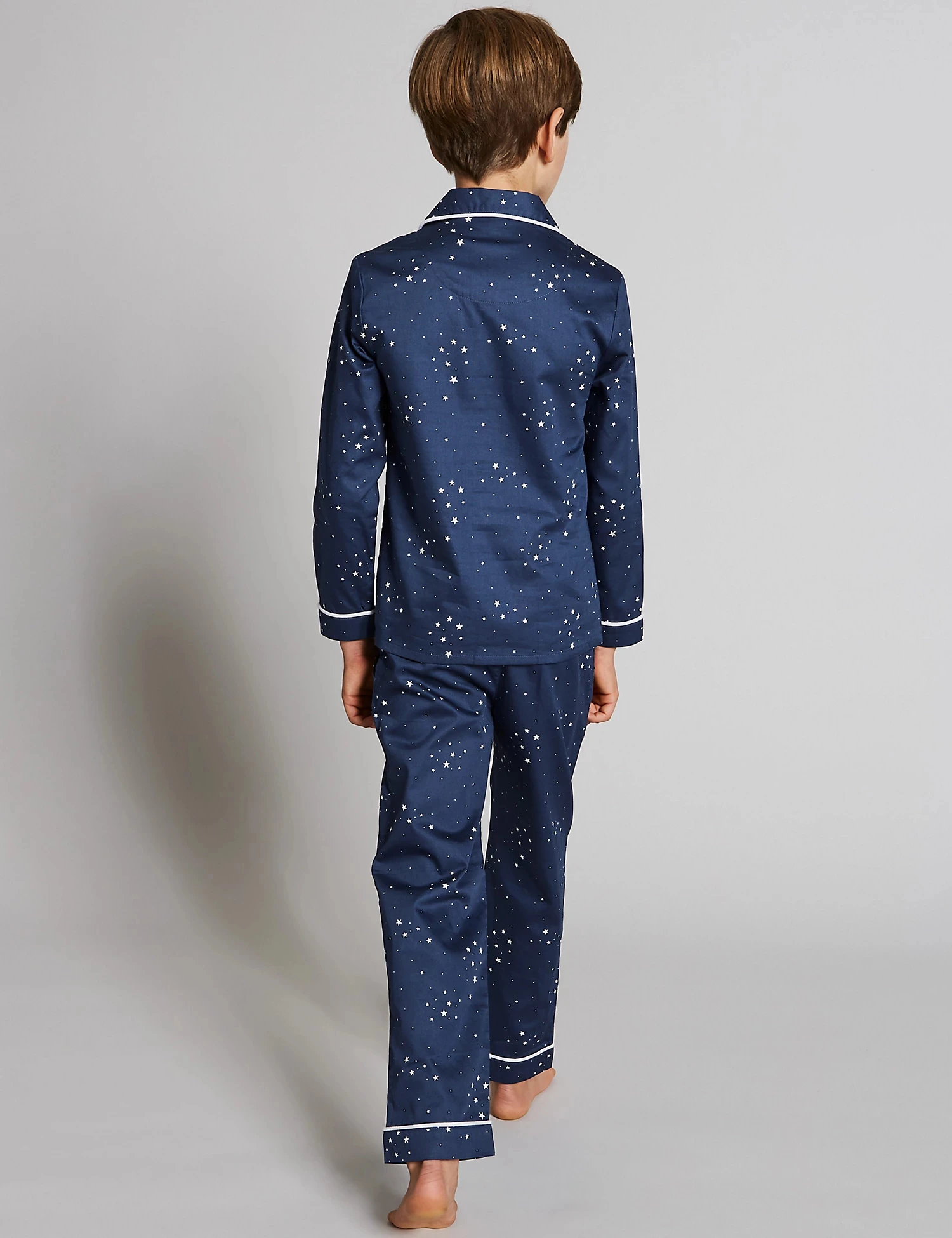 Wholesale High Quality Long Sleeve Pajamas Kids Cotton Comfortable 2 Pieces Boys Pajama Set