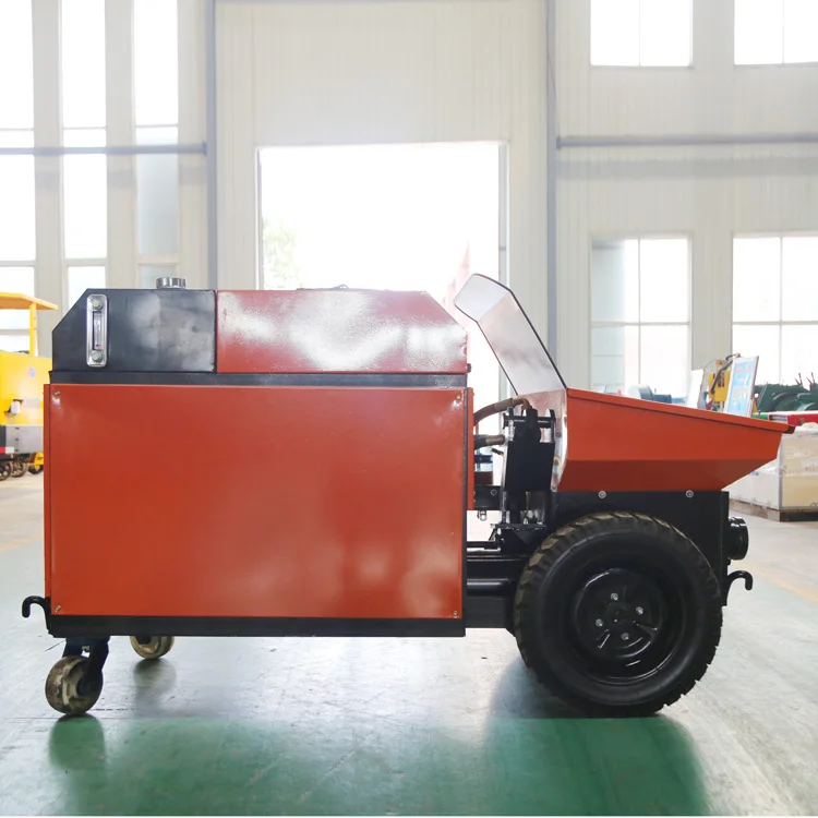 New Design Good Performance 45- 50m³/H Self Loading Mobile Concrete Mixer Trailer Mini Concrete Pump Cheap Price