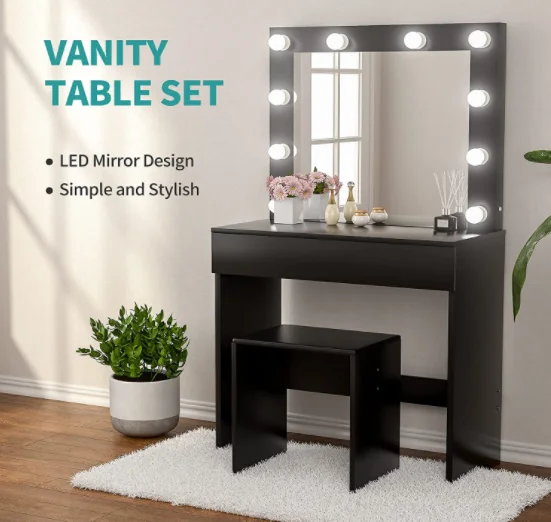  Bedroom furniture with stool and dressing