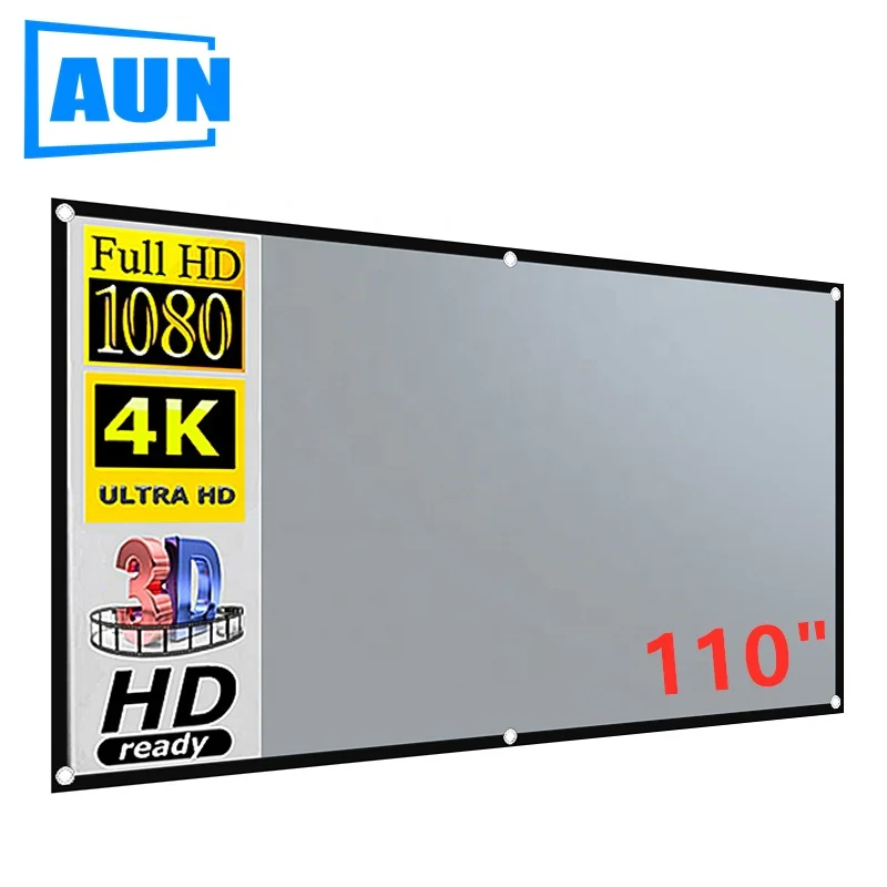 Hot Sale 110 inch Projector Screen Anti-light Screen ALR Projector Screen 16:9 Cheap Wholesale