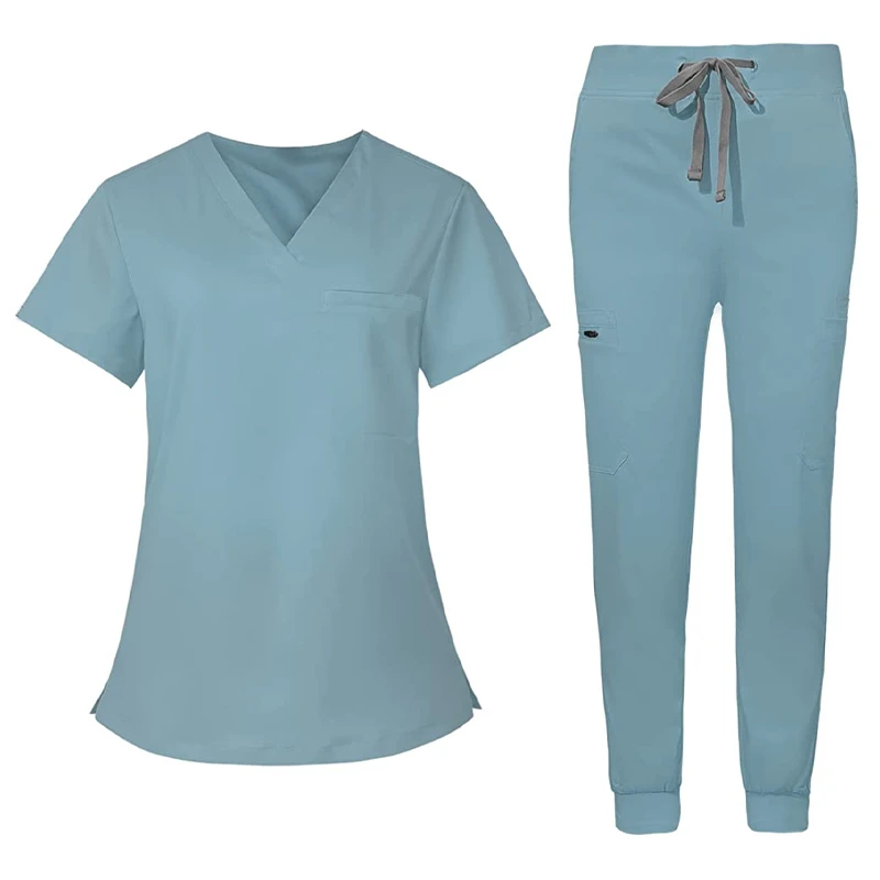 Pharmacy Medical Scrubs Uniforms Wholesale Hospital Jogger Scrub Sets Fashionable Custom Scrub Suits For Doctors And Nurses