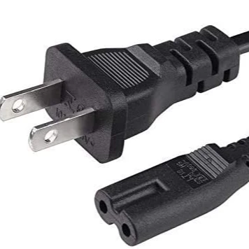 США AC Шнур питания ЕС шнур питания переменного тока 2 контактный разъем для кабеля питания для компьютера