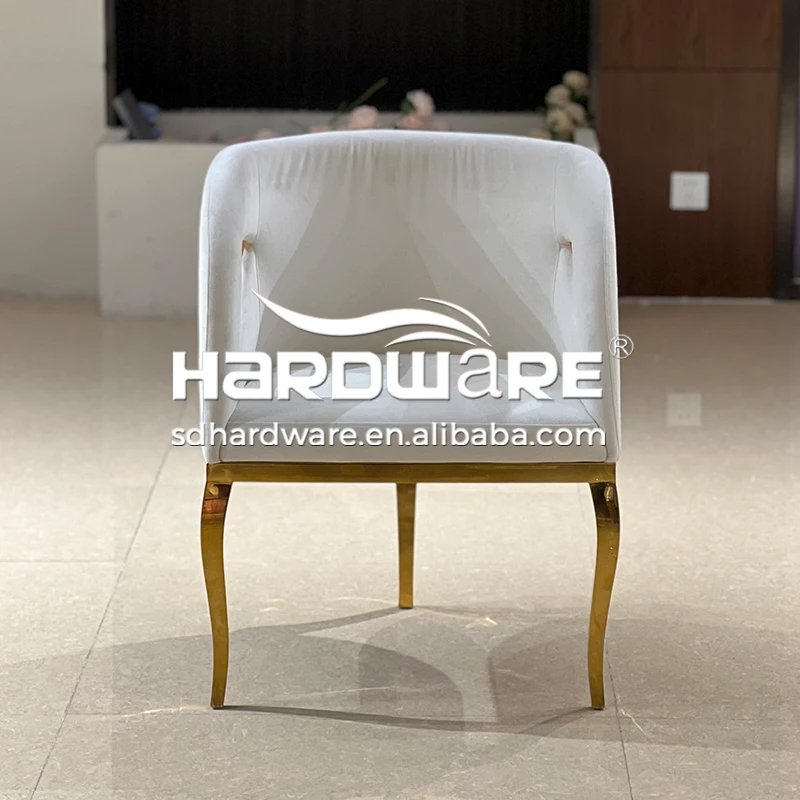 Wedding Rental Reception Stainless Steel Dining Single Royal Throne Chair