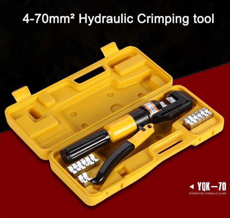 Plier Range 4-70mm Compression Aluminum Nasal Pressure Wirin Yqk-70 Manual Hydraulic Crimping Tools