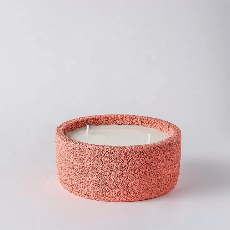 Wholesale Many Colors 250g-300g Elegant Candle Vessel Container Empty Custom Ceramic Candle Jars Candle Holder