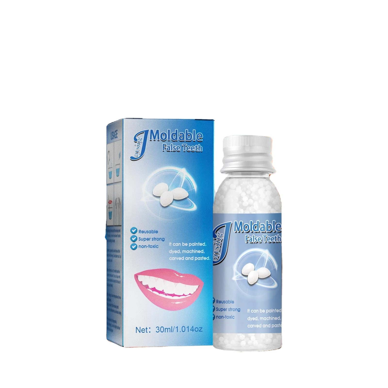 22-  New Arrive False Teeth Gel Can be Used To Temporarily Fill Or Fix Missing And Broken Teeth False teeth Sold Glue
