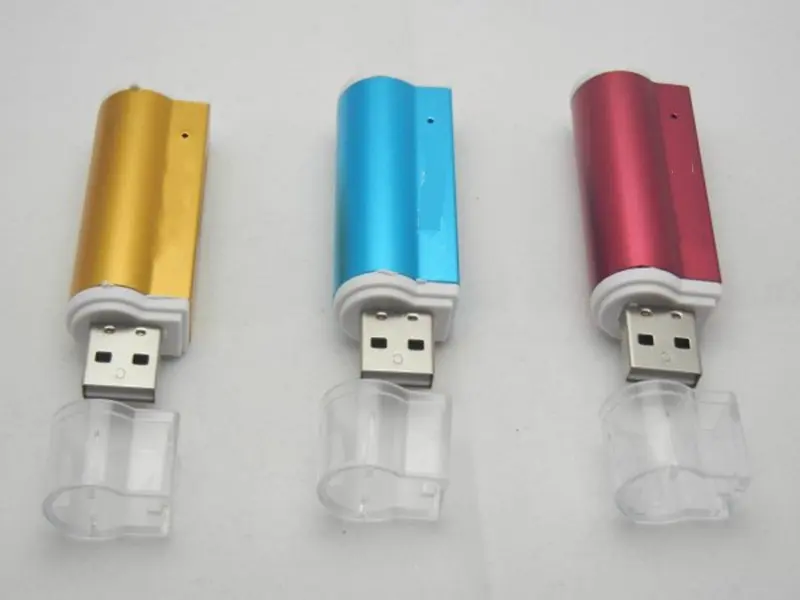 Алюминиевый сплав металлический все в одном Внешний USB кардридер считыватель карт памяти с несколькими