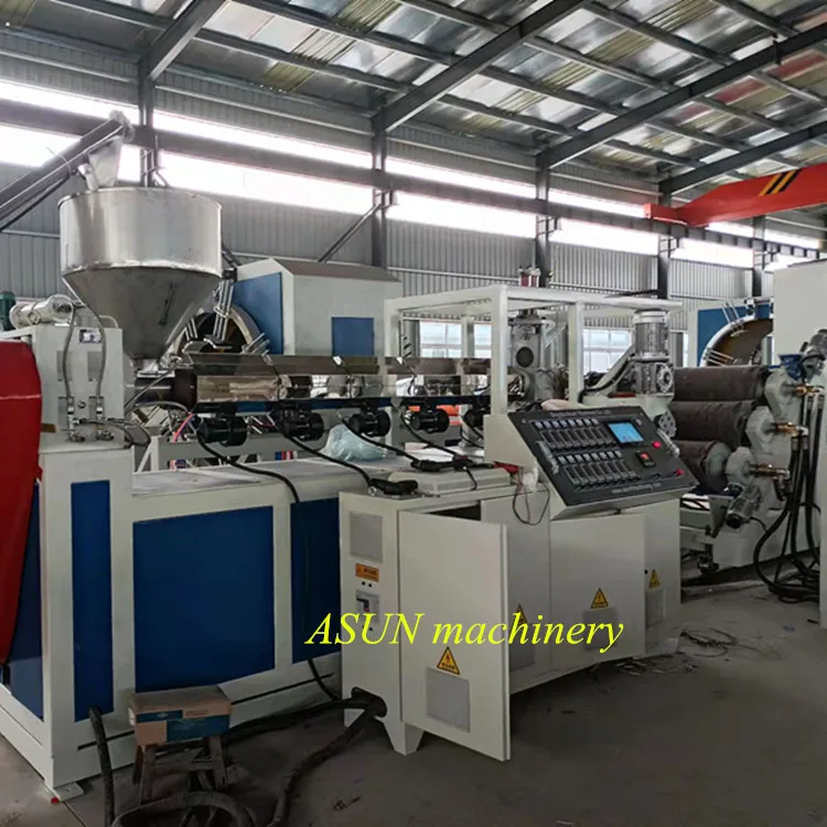 single screw extruder pet sheet making machine
