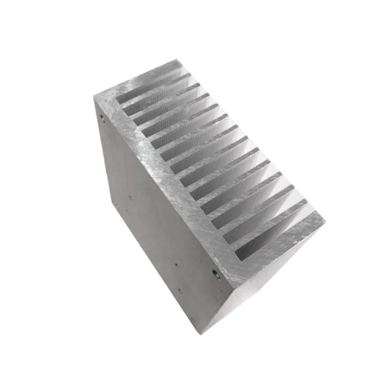  OEM обработанный CNC CPU алюминиевый теплоотвод на заказ фрезерный экструзионный профиль процессор с плотными
