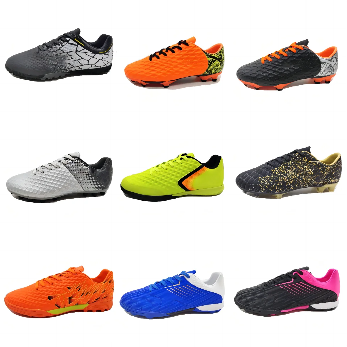 Manufacturer Customize  Oem Most Popular Cheap Indoor Artificial Turf Custom Logo Rare Soccer Boots Football Shoes For Men