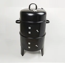 ALIKER BBQ Grill Barbeque Grill Wholesale Portable Barbecue Smoker Meat Vertical Smoker