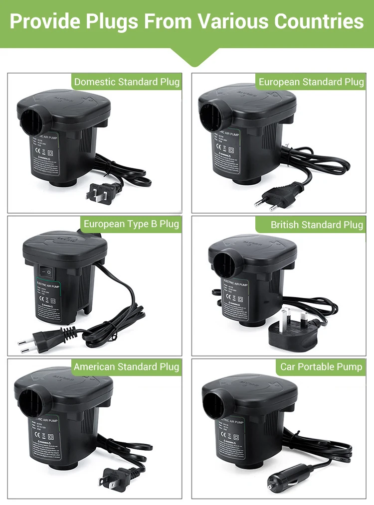 Portable Mini Electric Air Pump Home Car Dual-purpose Pump Inflatable Inflator For Air Matress Sofa Pvc Inflatable Products