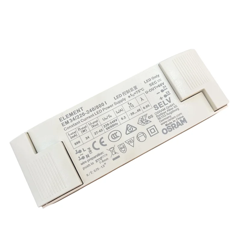 Оригинальный Osram привод EM 34/220-240/800 I 27V-42V 800mA постоянный ток светодиодный драйвер