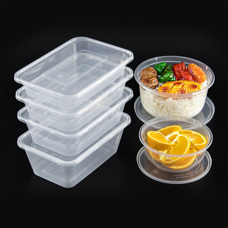 Microwavable Frozen Fast Food Pp Plastic Container Food Packaging