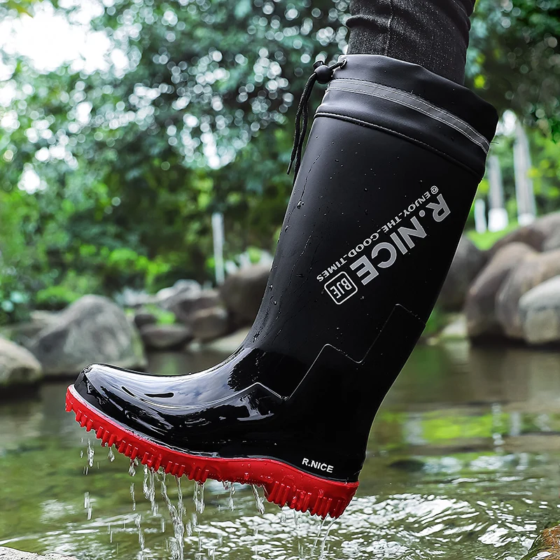 Waterproof Pvc Rain Shoes Reusable Water Resistant Rain Boots for School Children Hiking Travelling