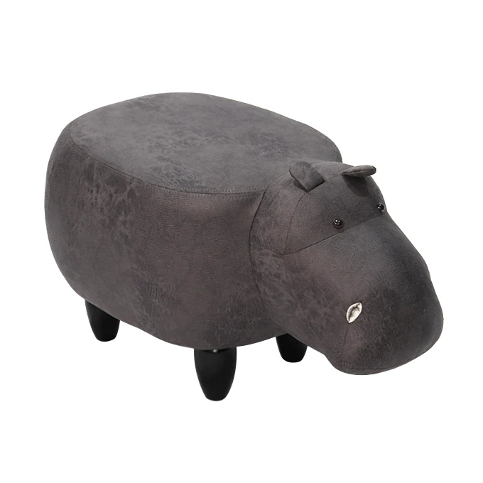  Маленькие размеры милые детские деревянные пуф табуреты для ног садовая еда детский ротанг пушистый табурет с животными