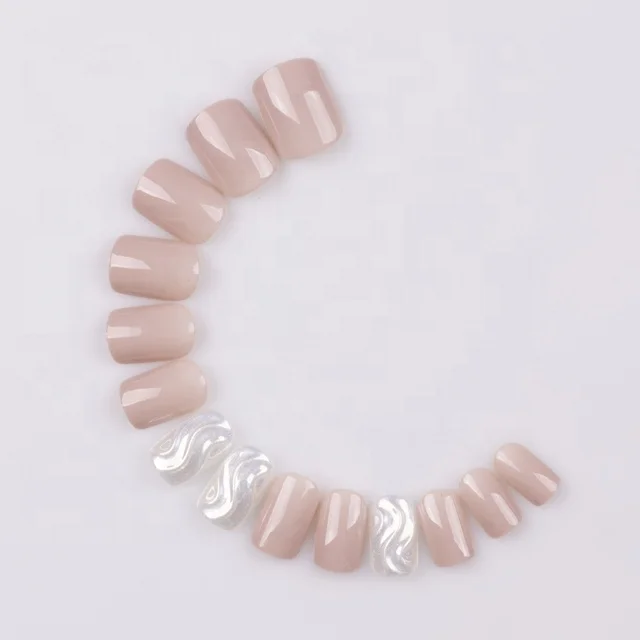 Lasenta Full Cover Long Artificial Nails Super Nail Art Tips Korea