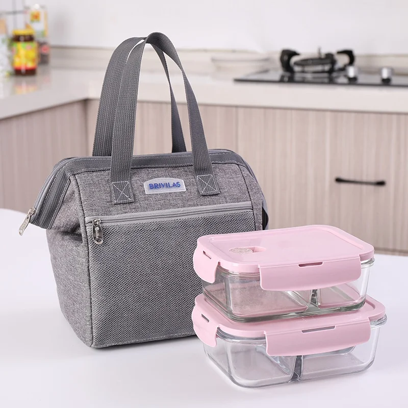 Eco-Friendly Large Reusable Thermal Insulated Grocery Cool Carry Cooler Lunch Tote Bag For Frozen Food