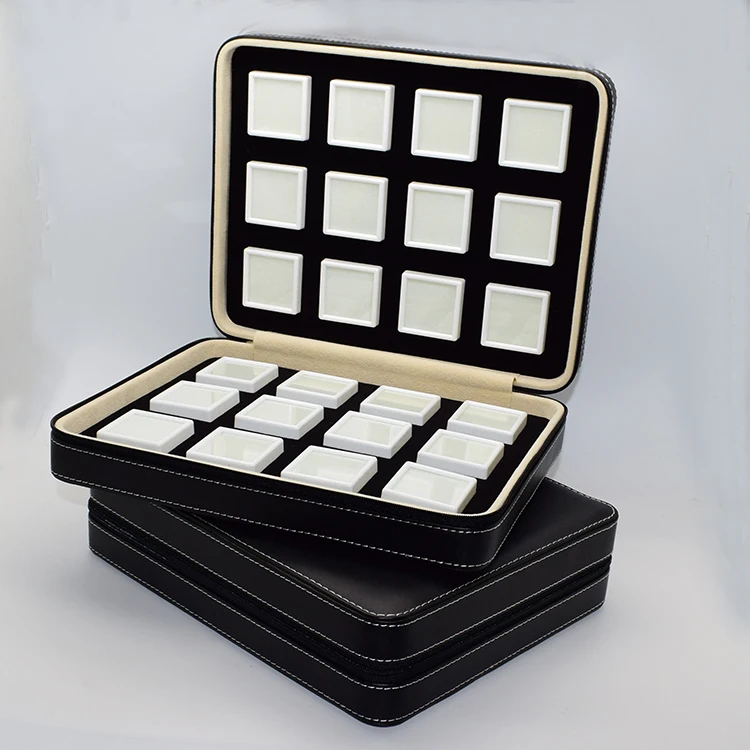 with zipper bag jewelry display storage acrylic box jewelry storage box